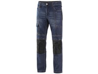 Nohavice jeans CXS NIMES I, pánske, modro-čierne